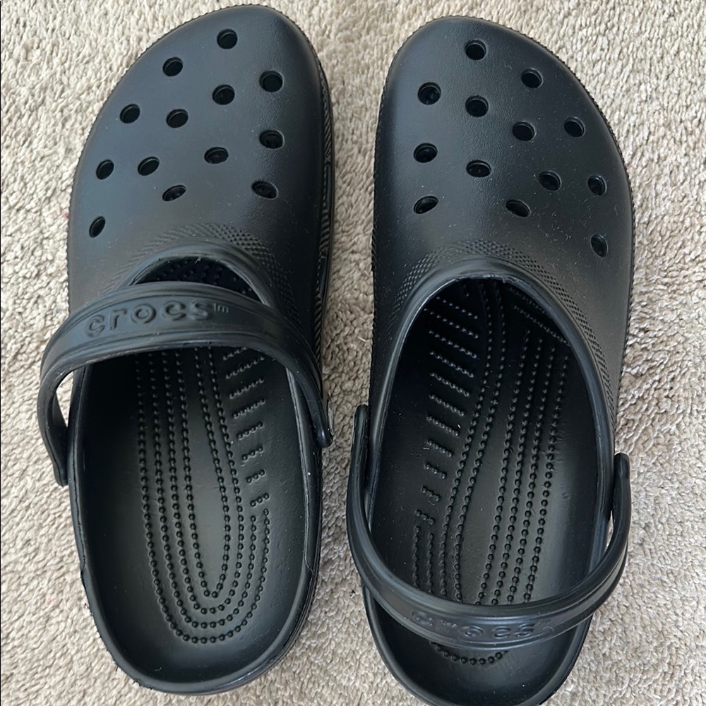 Black Crocs Clogs